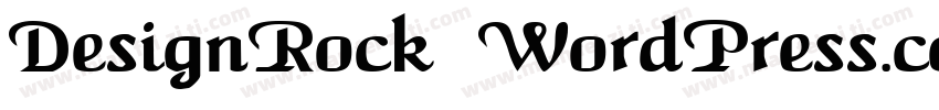 DesignRock  WordPress.com字体转换